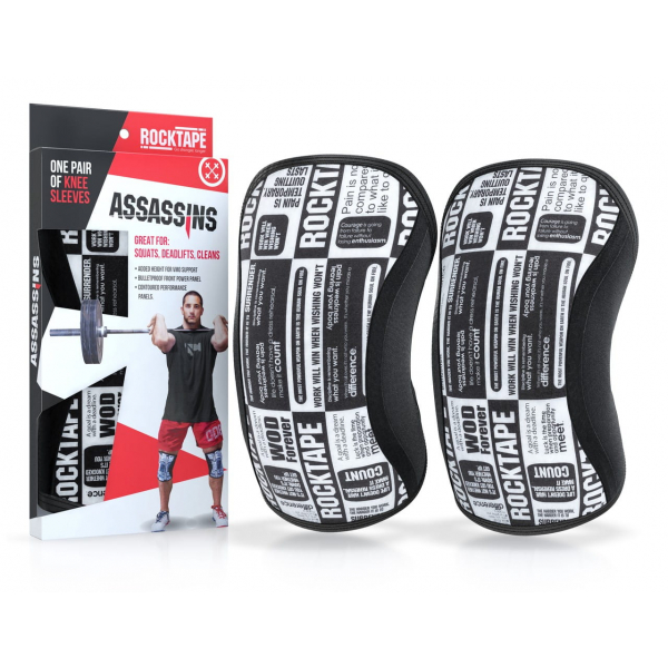 ROCKTAPE ASSASSINS KNEE SLEEVES MANIFESTO - 5MM (PARA)