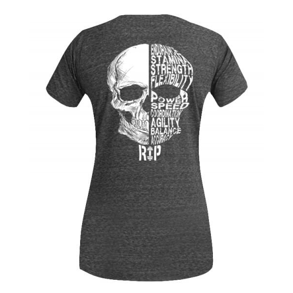 Rep In Peace Skill SKULL Tri Blend ROZMIAR S