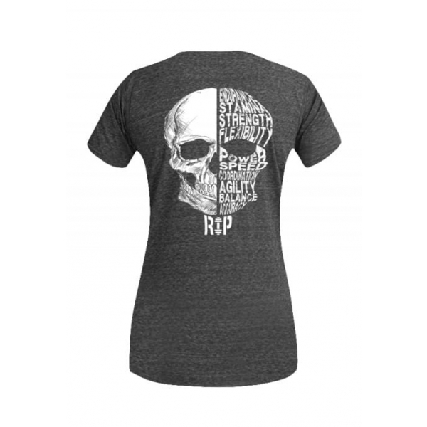 Rep In Peace Skill SKULL Tri Blend ROZMIAR S