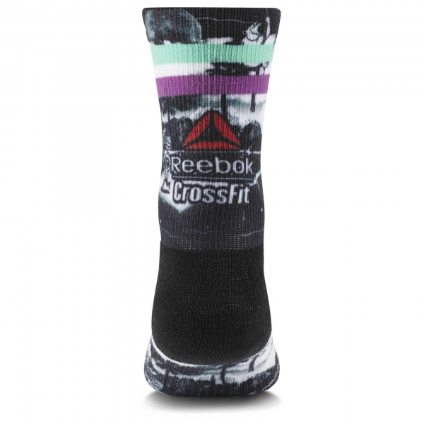 Skarpety treningowe REEBOK CROSSFIT PRINTED CREW SOCKS 37-39