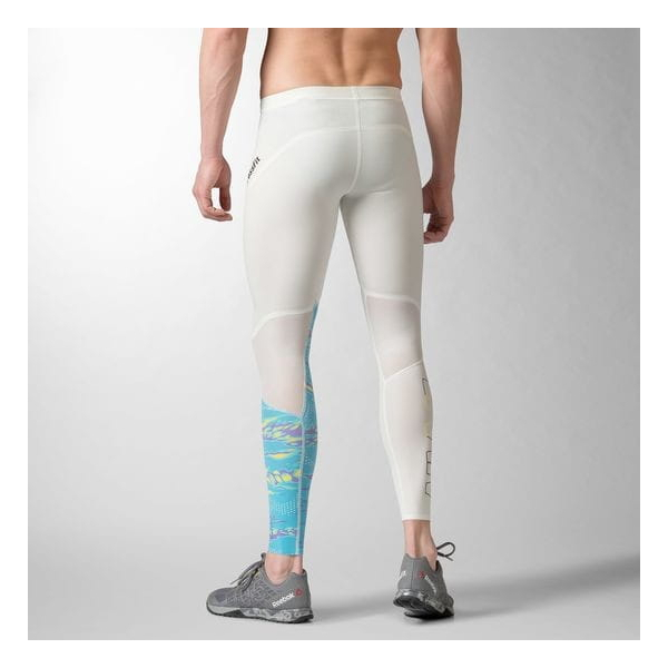 REEBOK CROSSFIT COMPRESSION TIGHT, KOLOR - BIAŁY