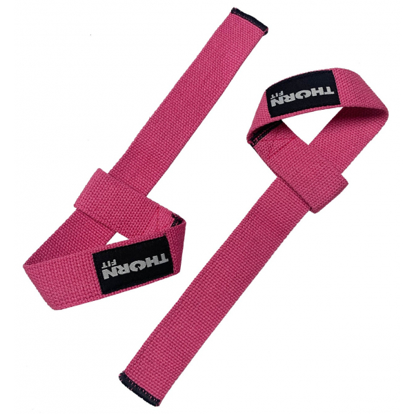 Paski do podnoszenia ciężarów THORN FIT Lifting straps cotton pink