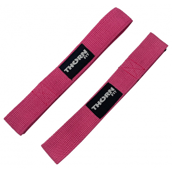 Paski do podnoszenia ciężarów THORN FIT Lifting straps cotton pink