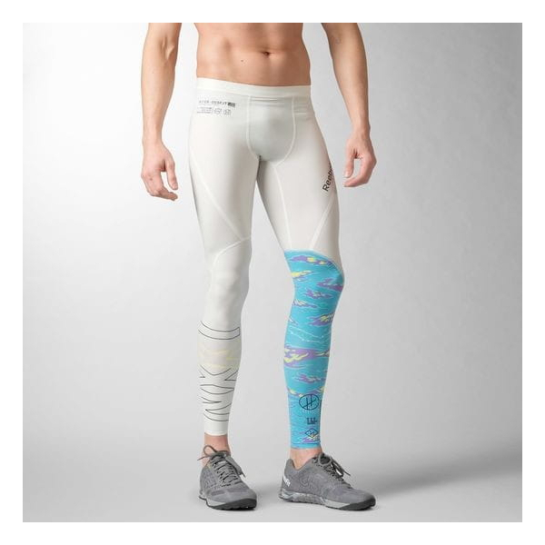 REEBOK CROSSFIT COMPRESSION TIGHT, KOLOR - BIAŁY