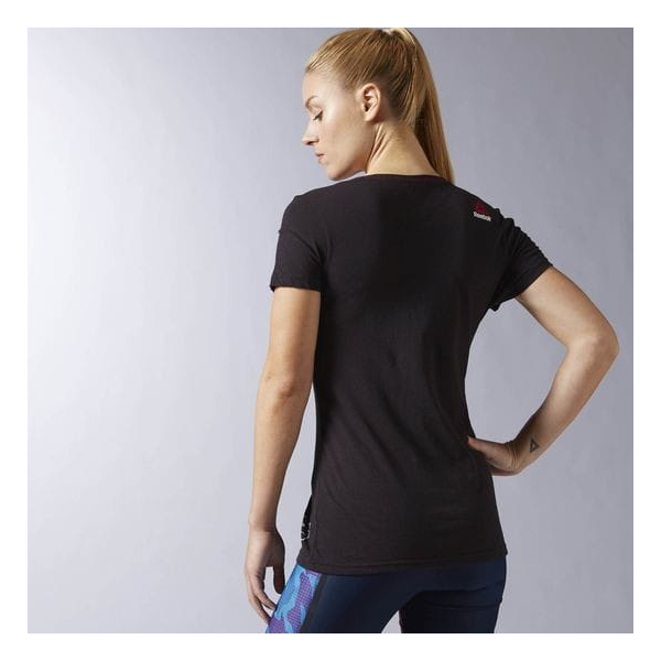 REEBOK CROSSFIT SUPPORT YOUR LOCAL BOX V-NECK ROZMIAR L