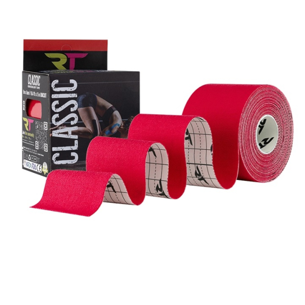 REA TAPE CrossFit taśma kinesjologiczna, bardzo mocna, czerwona