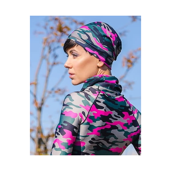 Czapka do biegania Beanie ARMY Pink