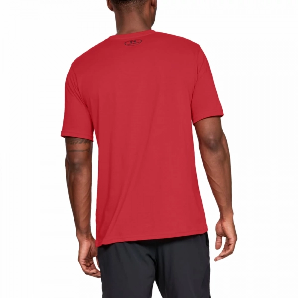 Koszulka Męska Under Armour Sportsyle Left Chest CZERWONA (S)
