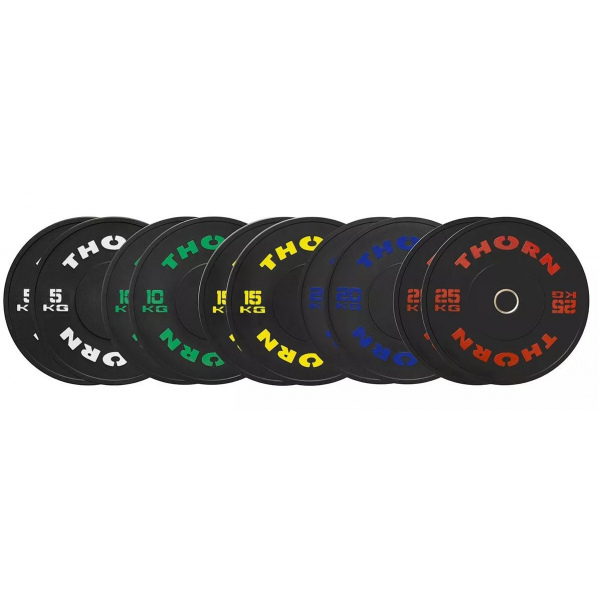 ZESTAW OBCIĄŻENIA THORN FIT TRAINING PLATE SET 2X [5 +10 + 15 + 20 + 25 KG]